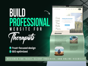 therapist website designer
