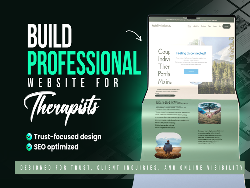 therapist website designer